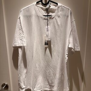 MAINS White Men's Shirt size L NWT